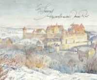 Lutz Simon : Aquarelle aus dem Donau-Ries （1. Aufl. 2013. 196 S. m. 109 Abb. 22,2 x 27 cm）