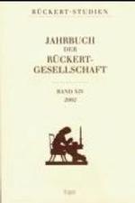 Jahrbuch Der Ruckert Gesellschaft : Band XIV (Ruckert-studien)