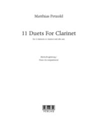 11 Duets for Clarinet - Klavierbegleitung (11 Duets) （2016. 24 S. 29.7 cm）