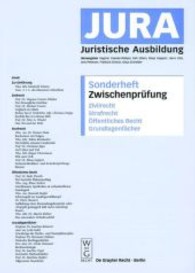 Jura Sonderheft. Zwischenprüfung : Zivilrecht, Strafrecht, Öffentliches Recht (De Gruyter Recht) （2004. II, 92 S. 280 mm）