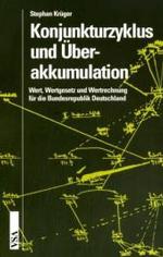 Konjunkturzyklus und Überakkumulation : Wert, Wertgesetz und Wertrechnung für die Bundesrepublik Deutschland （2006. 168 S. m. 33 graph. Darst. 21 cm）
