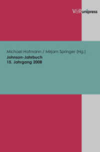 Johnson-Jahrbuch 15. Jahrgang 2008 (Johnson-Jahrbuch Band 015) （2009. 167 S. 240 mm）