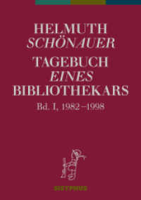 Tagebuch eines Bibliothekars Bd.1 : 1982-1996. Mit einem Vorwort von Franzobel (Tagebuch eines Bibliothekars 1) （2015. 1000 S. 21 cm）