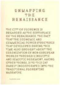 Unmapping the Renaissance