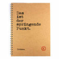 Das ist der springende Punkt - Notizbuch （Limitiert auf 500 Stück. 2019. C S. 21 cm）