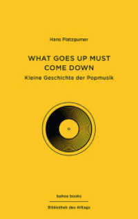 What Goes Up Must Come Down : Hans Platzgumer （2025. 180 S. 22 cm）