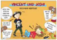 Vincent und Joshi - Mission: Rettet die Bienen : Lesen üben mit super lustigen Erstleser Comics für Jungs (Vincent und Joshi 2) （2023. 40 S. 40 Abb. 20.95 cm）