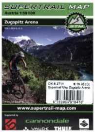 Supertrail Map Zugspitz Arena : Rei&szlig;- und wasserfest. 1 : 50.000 (Supertrail Map) （1. Aufl. 2014. 145 x 85 mm）