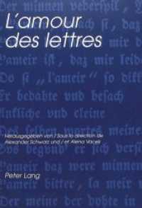 L'amour des lettres : Festschrift für Walter Lenschen zu seinem 65. Geburtstag- Mélanges offerts à Walter Lenschen pour son 65e anniversaire （Neuausg. 1999. 189 S. 210 mm）