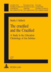 The crucified and the Crucified : A Study in the Liberation Christology of Jon Sobrino. Dissertationsschrift (Studien zur interkulturellen Geschichte des Christentums / Etudes d'histoire interculturelle du chri .1) （2003. 640 S. 210 mm）