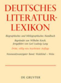 ドイツ文学事典　第２９巻<br>Deutsches Literatur-Lexikon. Band 29 Wedekind - Weiss (Deutsches Literatur-Lexikon Band 29) （3. Aufl. 2009. XVI, 337 S. 240 mm）