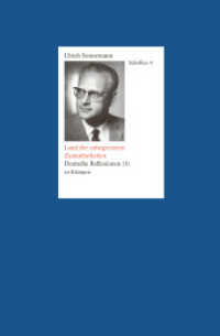 Schriften. BD 4 Schriften / Land der unbegrenzten Zumutbarkeiten. Schriften 4 : Deutsche Reflexionen (1) （2014. 580 S. 21.5 cm）