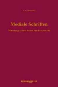 Mediale Schriften, m. Audio-CD : Mitteilungen eines Arztes aus dem Jenseits. 80 Min.. Auf CD: Vortrag von Grete Schröder in Salzburg （3., überarb. Aufl. 2020. 1024 S. m. 3 Abb. 21.8 cm）