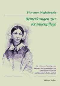 Bemerkungen zur Krankenpflege （4. Aufl. 274 S. 21 cm）