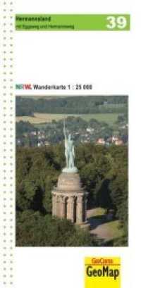 Hermannsland mit Eggeweg und Hermannsweg Blatt 39, topographische Wanderkarte NRW : 1:25.000. 1:25000 (Geo Map) （3., Neuausg. 2021. 25 cm）