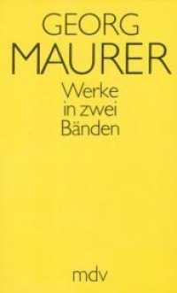 Werke, in 2 Bdn. （2011. 1100 S. m. Bildtaf. 19,5 cm）
