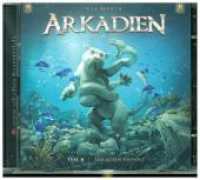 Arkadien brennt, 2 Audio-CDs : Der zweite Teil des Hörspiels nach dem Bestseller von Kai Meyer.. 140 Min. (Arkadien 2) （2018. 144 x 126 mm）