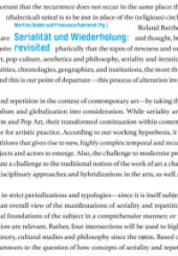 Serialität und Wiederholung: revisited （1. Auflage. 2021. 214 S. 180.00 mm）
