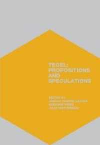 Tegel: Speculations and Propositions, m. DVD （2013. 96 S. farbige Abbildungen. 24 cm）
