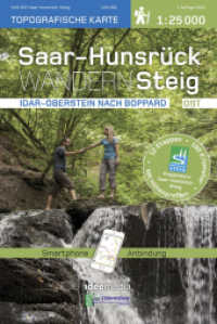 Saar-Hunsrück-Steig Wanderkarte Ost : Topografische Karte. Idar-Oberstein nach Boppard. Mit Online-Anbindung und Höhenprofilen. 12 Etappen, 190 Kilometer. 1:25000 (Ein schöner Tag Pocket) （1., Aufl. 2015. II, 2 S. Höhenprofile und GPS-Daten mit Direktanb）