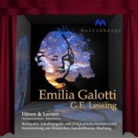 G. E. Lessing 'Emilia Galotti', 1 Audio-CD : Hintergrundwissen - Interpretation, Lesung. Ungekürzte Ausgabe. 72 Min. (Hören & Lernen) （2016. 150 x 147 mm）