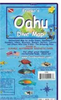 Franko Maps Franko's Oahu Dive Map (Franko Maps) （überarb. Aufl. 2011. Insert: Franko's Hawaiian Fish Card. 22.5 cm）