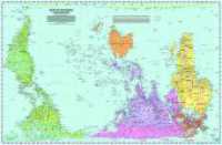 Peters Map of the World : South-Orientated and Pacific-Centered. 5 Min.. 1:635500000 （2023. 1 S. 69.3 x 106.7 cm）