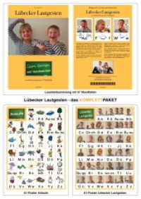 Lübecker Lautgesten - Das Komplettpaket, m. 1 Buch, m. 3 Beilage : Lesen lernen mit Hilfe von Handzeichen. Loseblattsammlung mit 34 Wandtafeln und 2 Plakaten (Lübecker Lautgesten) （4. Aufl. 2019. 70 S. 305 cm）