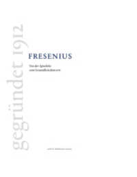 Fresenius : Von der Apotheke zum Gesundheitskonzern （2014. 392 S. 27.5 cm）