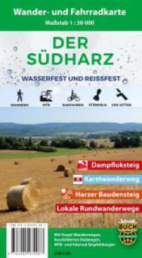 Der Südharz : Wasserfeste und Reißfeste Wander- und Fahrradkarte. Karstwanderweg, Harzer Baudensteig. Mit QR-Codes. 1 : 30.000 (Wander- und Fahrradkarte) （6. Aufl. 2022. 20 cm）