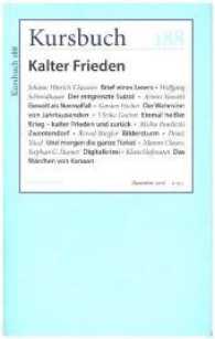 Kursbuch 188 : Kalter Frieden (Kursbuch 188) （2016. 176 S. 22.7 cm）
