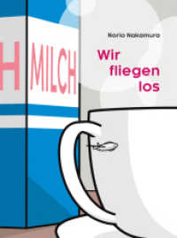 Start 14:55 Uhr ab Regal : Sicher bringen die Piloten das Flugzeug oben auf der Küchenuhr in Parkposition.. Bilderbuch （2025. 34 S. 26.5 cm）