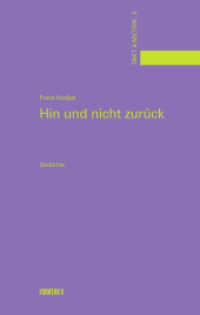Hin und nicht zurück : Gedichte (Takt & Metrik 3) （2022. 120 S. 215 cm）