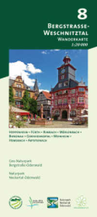 Blatt 8, Bergstraße-Weschnitztal : Wanderkarte 1:20.000. Mit Heppenheim, Fürth, Rimbach, Mörlenbach, Birkenau, Gorxheimertal, Weinheim, Hemsbach, Abtsteinach. 1:20000 (Odenwald Freizeitkarten Maßstab 1:20.000 8) （3., überarb. Aufl. 2023. 2 S. 97.5 cm）