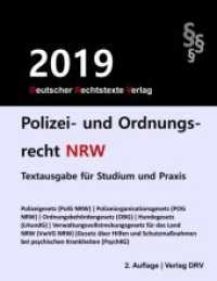 Polizei- und Ordnungsrecht NRW : PolR Nordrhein-Westfalen （2019. 168 S. 220 mm）