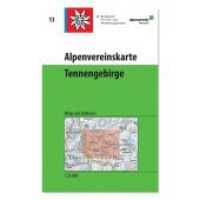 Tennengebirge : Topographische Karte 1:25.000 mit Wegmarkierungen und Skirouten. 1:25000 (Alpenvereinskarten 13) （2024. 21 cm）