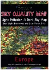Sky Quality Map Europe : Light Pollution & Dark Sky Map - Star Light Preserves and Star Party Sites. 1:4000000 （1. Auflage. 2022. 2 S. Doppelseitig bedruckt, gefaltet, mit Umschlag.）