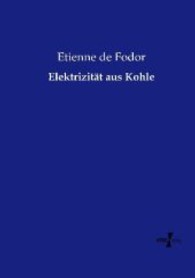 Elektrizitat aus Kohle -- Paperback / softback (German Language Edition)