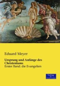 Ursprung und Anfange des Christentums : Erster Band: die Evangelien -- Paperback / softback (German Language Edition)