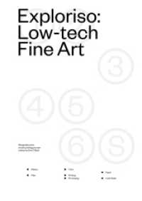 Exploriso: Low-tech fine Art : Risography as an artistic process (Discovered)