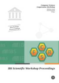 Computer Science Cooperation Workshop (IBS Scientific Workshop Proceedings; Bd. 1) （2015. 16 S. 210 mm）