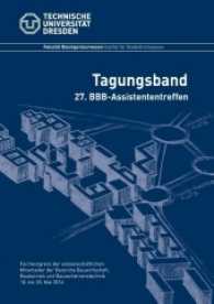 Tagungsband : 27. BBB-Assistententreffen （2016. 352 S. 7 Farbabb. 210 mm）