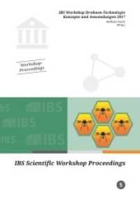 IBS Workshop Drohnen-Technologie Konzepte und Anwendungen 2017 (IBS 5) （2018. 116 S. 210 mm）