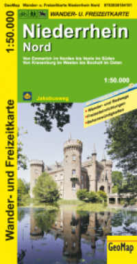 Niederrhein Nord Wander- und Freizeitkarte : 1:50.000. 1:50000 （2. Aufl. 2020. 232 x 121 mm）