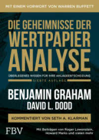 Die Geheimnisse der Wertpapieranalyse : Überlegenes Wissen für Ihre Anlageentscheidung （2024. 1250 S. 215 mm）