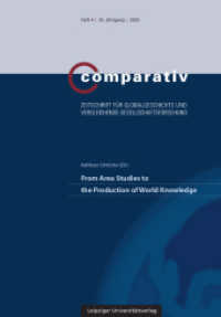 From Area Studies to the Production of World Knowledge (Comparativ)