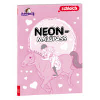 schleich&reg; Horse Club(TM) - Neon-Malspass (schleich&reg; Horse Club(TM)) （2024. 80 S. mit zahlreichen handgezeichneten Illustrationen. 28.8 cm）