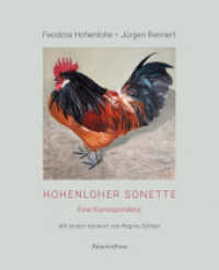 Hohenloher Sonette : Eine Korrespondenz （2023. 80 S. 32 Farbabb. 21 cm）