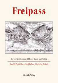 Freipass, Bd. 5 Bd.5 : Forum für Literatur, Bildende Kunst und Politik. Paul Celan - Streitkultur - Deutsche Einheit Schriften der Günter und Ute Grass Stiftung (Freipass 5) （1. Auflage. 2020. 272 S. 19 s/w-Abbildungen. 240.00 mm）
