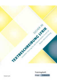 Sicher in Textbeschreibung Lyrik - Baden-Württemberg - Trainingsheft : Prüfungsvorbereitung, Realschule, Klasse 9, Heft. Schülerausgabe (Trainingsbücher) （2022. 60 S. 29.7 cm）